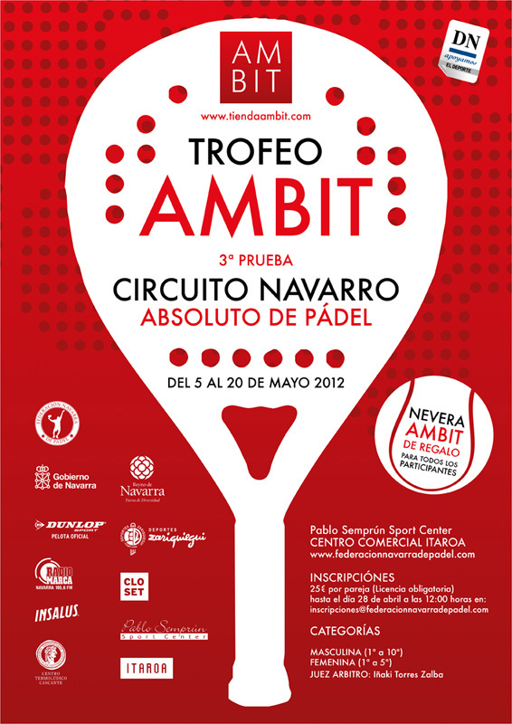 Trofeo Ambit, Tercera  Prueba del Circuito Navarro Absoluto De Padel